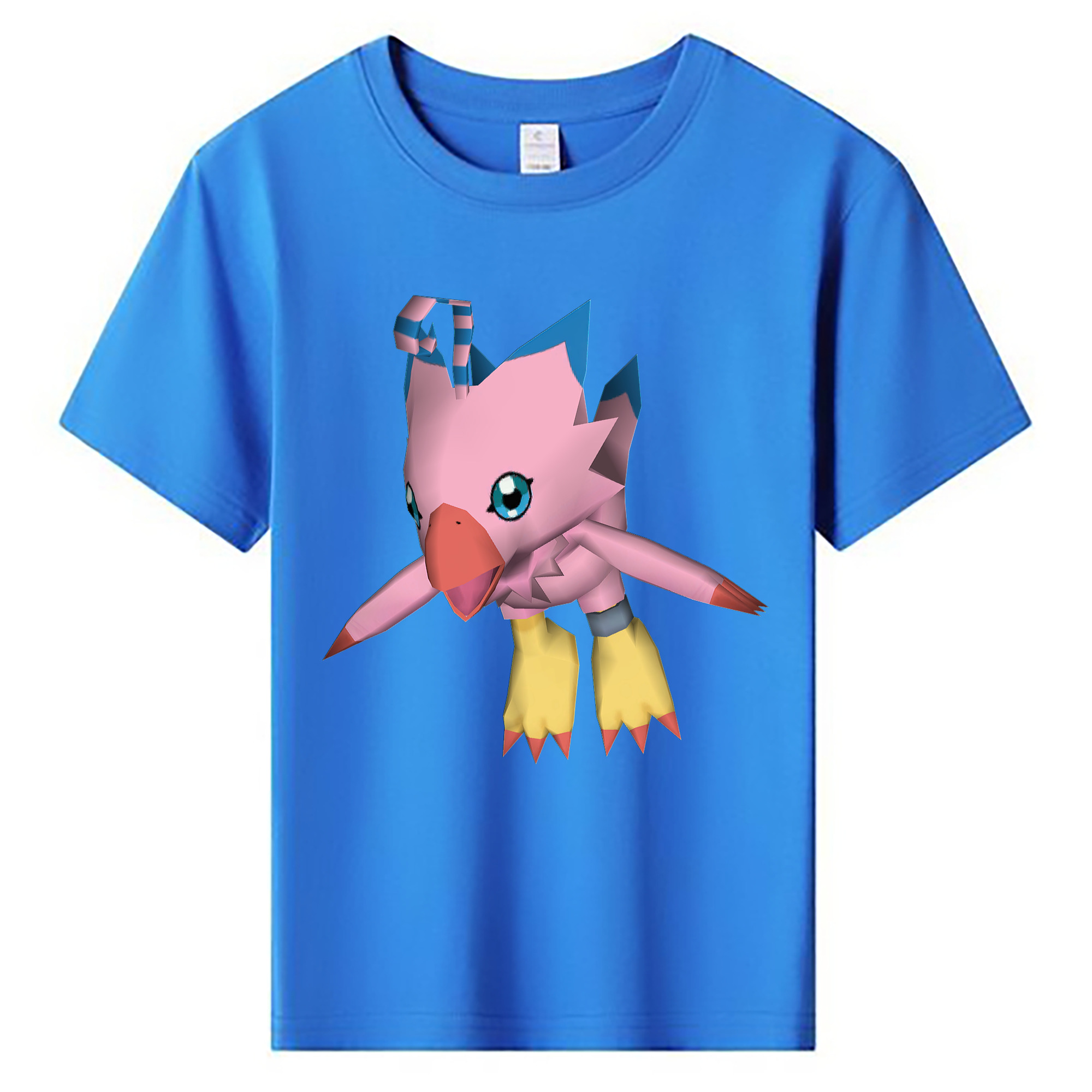 （画像用） Digimon デジタルモンスター/デジモン 綿100％キッズTシャツ（フロントプリント）